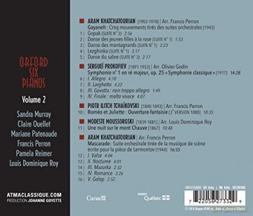 Orford Six Pianos: Orford Six Pianos Vol.2 [CD]