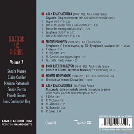 Orford Six Pianos: Orford Six Pianos Vol.2 [CD]