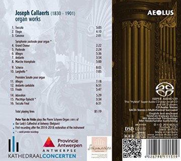 Peter Van De Velde: Orgelwerke [CD]