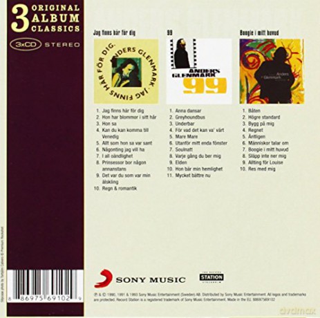 Anders Glenmark: Original Album Classics [3CD]