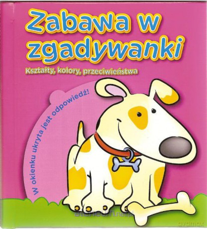 Zabawa w zgadywanki - kształty kolory [KSIĄŻKA]