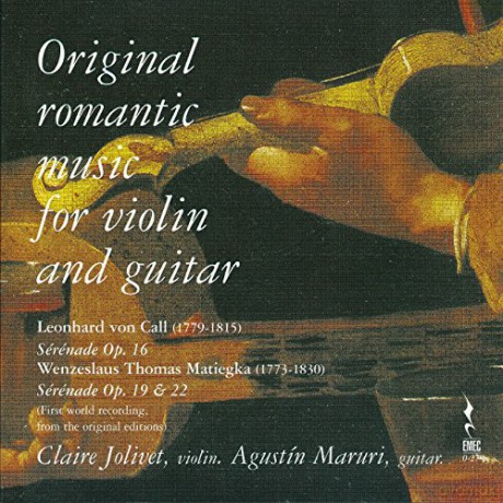 Claire Jolivet: Original Romantic Music For Violin And Guitar [CD]