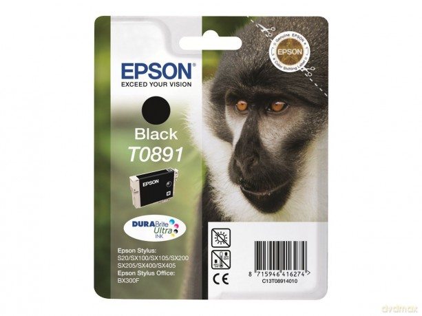 Epson: Pack 4Patronen Tintenstrahldrucker, Hochwertig Typ Epson T0895/Schwarz Und Farbe/Hohe KapazitT/Chips Letzte Generation/FR Epson Bx 300F S 2021Stylus Bx300F S20S21Sx100Sx105Sx110Sx115Sx20 [CD]