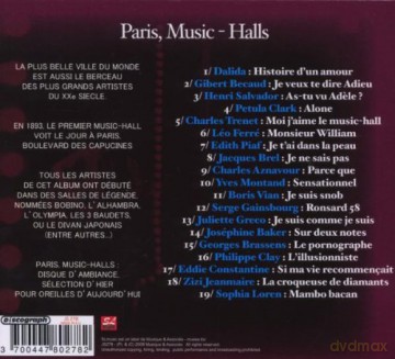 Paris Music-Halls [CD]