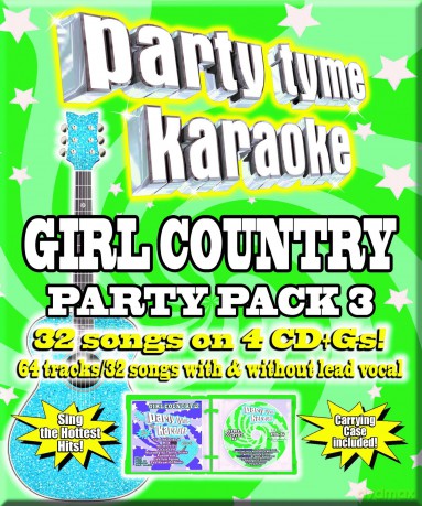 Party Tyme Karaoke: Girl Country Party Pack 3 [CD]