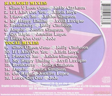 Party Tyme Karaoke: Girl Pop 6 [CD]