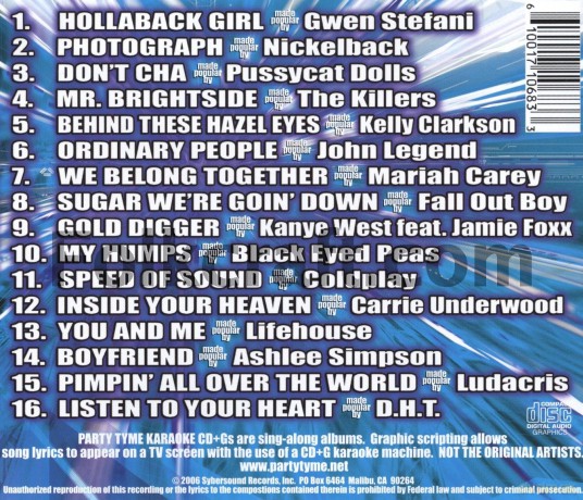 Party Tyme Karaoke: Super Hits [CD]