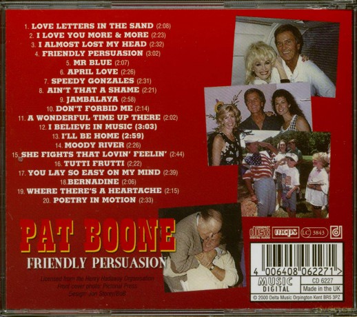 Pat Boone: Pat Boone - Friendly Persuasion [CD]