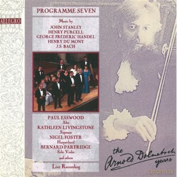 Paul Esswood: Paul Esswood - The Dolmetsch Years [CD]