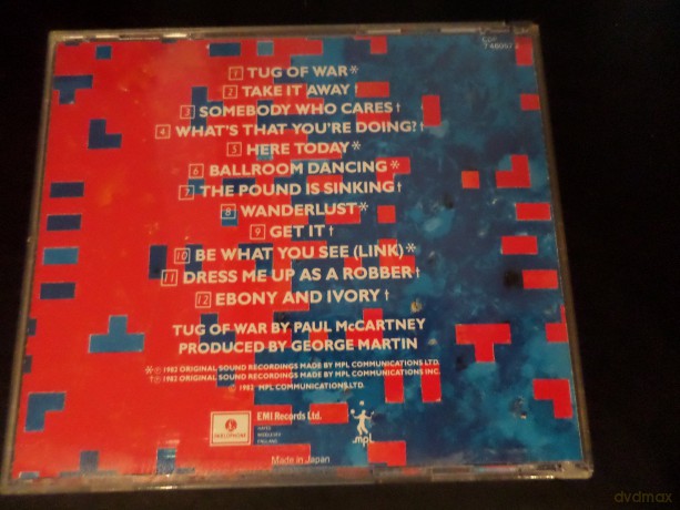 Cole Porter: Paul Mccartney - Tug Of War - 1985 Pre Barcode Release [CD]