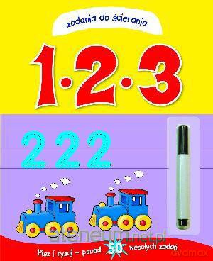 Zadania do ścierania. 1-2-3 [KSIĄŻKA]