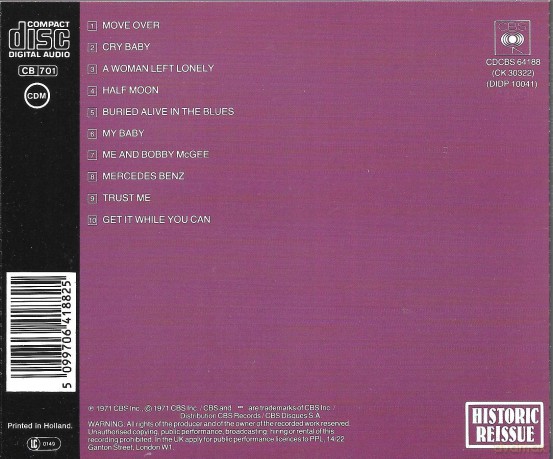 Janis Joplin: Pearl [CD]