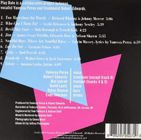 Vanessa Perea: Perea Vanessa - Play Date [CD]