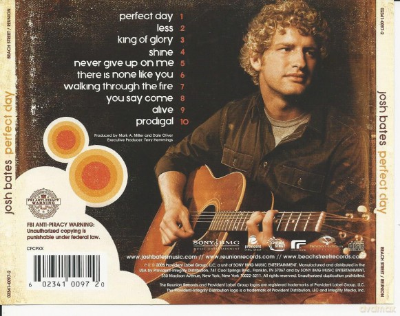 Josh Bates: Perfect Day [CD]