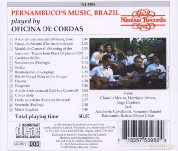 Oficina De Cordas: Pernambuco's Music [CD]