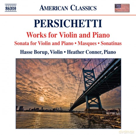 Hasse Borup: Persichetti: Works for Violin and Piano [CD]