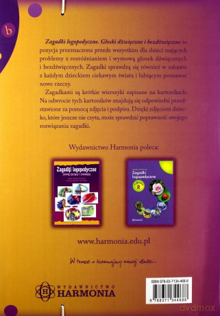 Zagadki logopedyczne. Głoski dźwięczne [KSIĄŻKA]