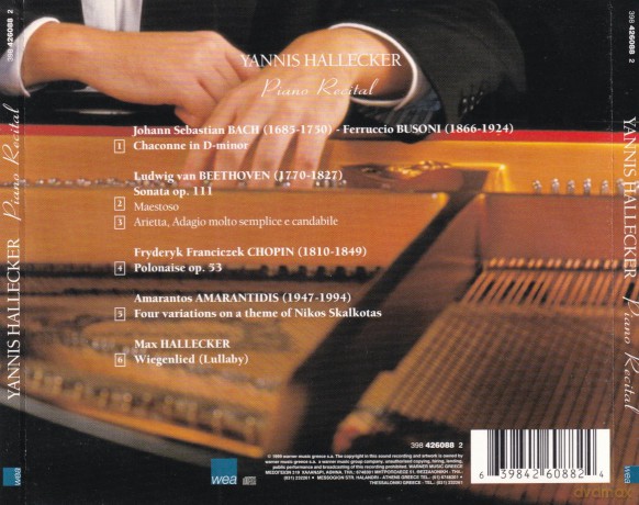 Hallecker Yiannis: Piano Recital [CD]