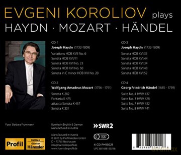 Evgeni Koroliov: Piano Sonatas and Suites [4CD]