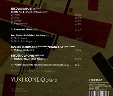 Kondo Yuki: Piano Works [CD]