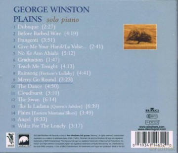 George Winston: Plains [CD]