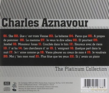 Charles Aznavour: Platinum Collection [CD]