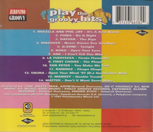 Play the Groovy Hits [CD]