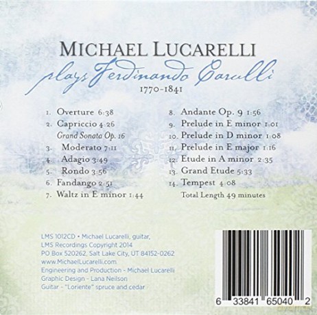 Michael Lucarelli: Plays Ferdinando Carulli [CD]