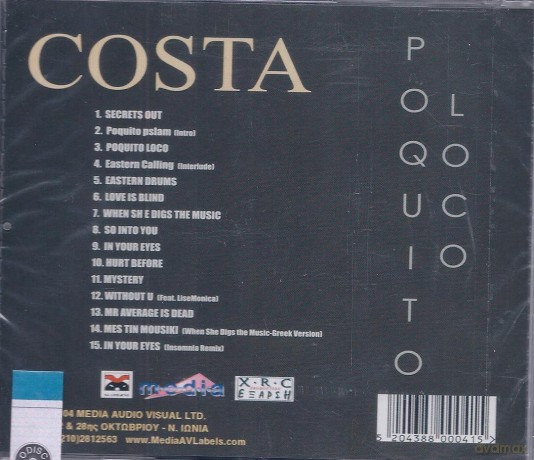 Costa: Po Qui To Lo Co [CD]
