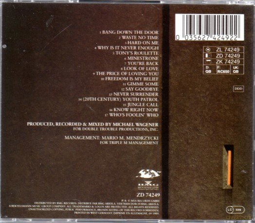 Bonfire: Point Blank [CD]