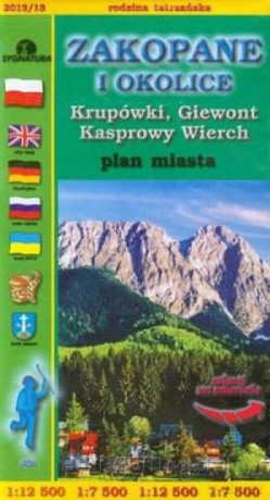 Zakopane i okolice plan miasta [KSIĄŻKA]