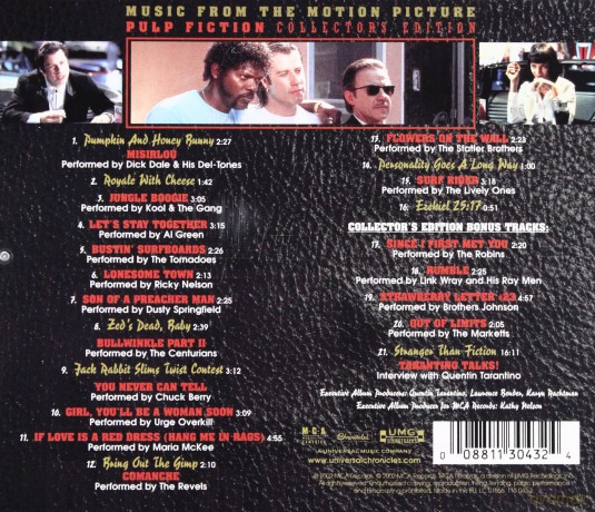 Pulp Fiction soundtrack (Collector's Edition) [CD]