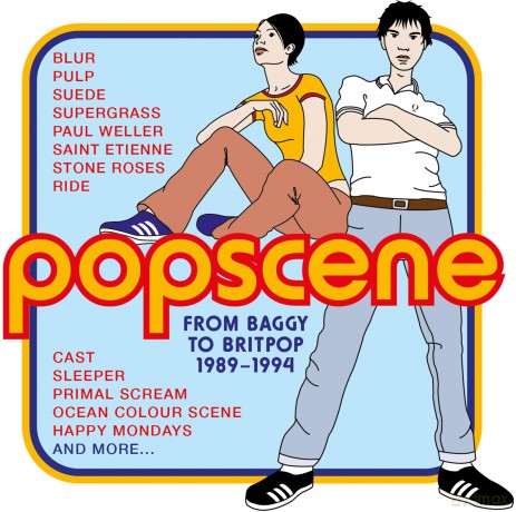 Popscene: From Baggy To Britpop 1989-1994 - 4cd Clamshell Bo [xCD]