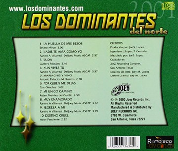 Los Dominantes Del Norte: Por Quien Me Dejas [CD]