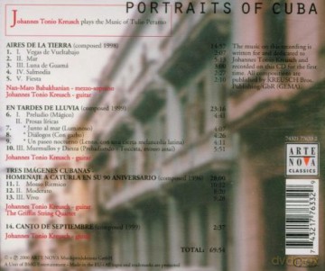 Johannes Tonio Kreusch: Portraits of Cuba [CD]