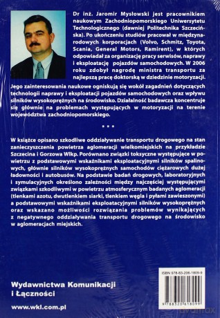 Zanieczyszczenie powietrza przez pojazdy samochod. [KSIĄŻKA]