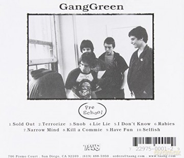 Gang Green: Pre School [CD]