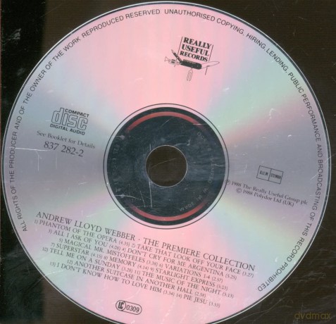 Andrew Lloyd Webber: Premiere Collection - the Best of Andrew Lloyd Webber [CD]