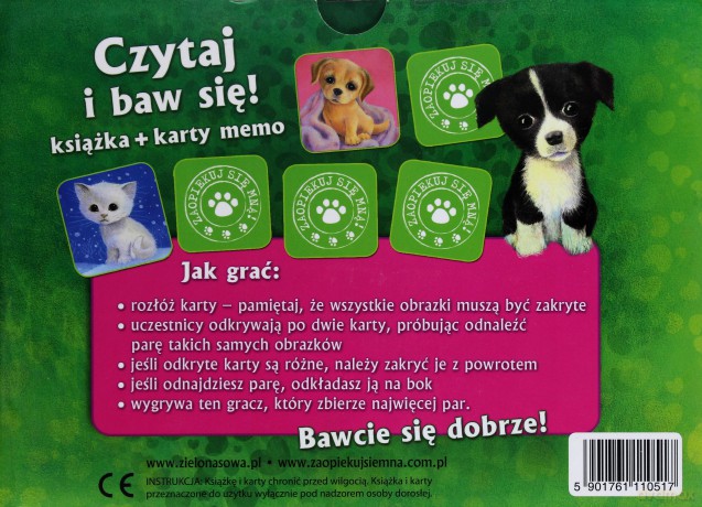 Zaopiekuj się mną. Książka + karty memo [KSIĄŻKA]