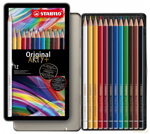 Stabilo: Premium-Buntstift - Stabilo Original - 12er Metalletui - Mit 12 Verschiedenen Farben [CD]
