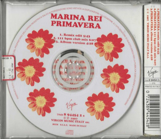 Marina Rei: Primavera Marina Rei [CD]