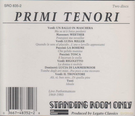 Primi Tenori: Primi Tenori [2CD]