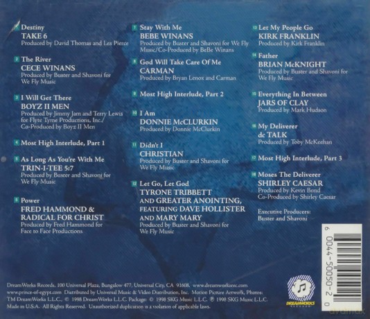 Prince of Egypt: Inspirational [CD]