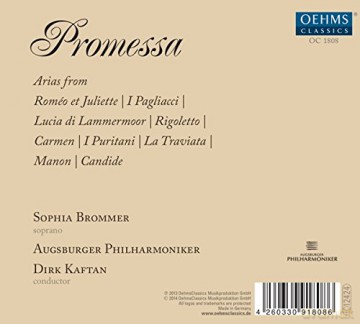 Sophia Brommer: Promessa | Arias From Operas [CD]