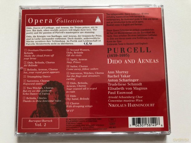 H. Purcell: Purcell: Dido and Aeneas [CD]