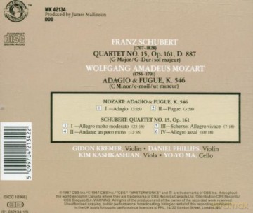 G. Kremer: Quart.In G,Adagio [CD]