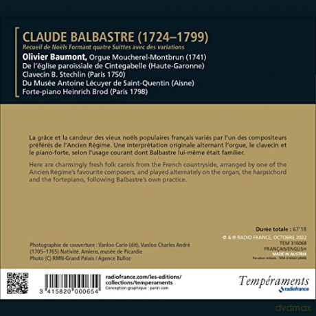 Olivier Baumont: Quatre Suites De Noels [CD]