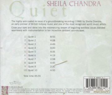 Sheila Chandra: Quiet [CD]
