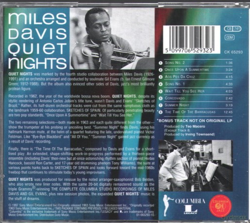 Miles Davis: Quiet Nights [CD]