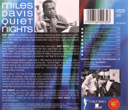 Miles Davis: Quiet Nights [CD]
